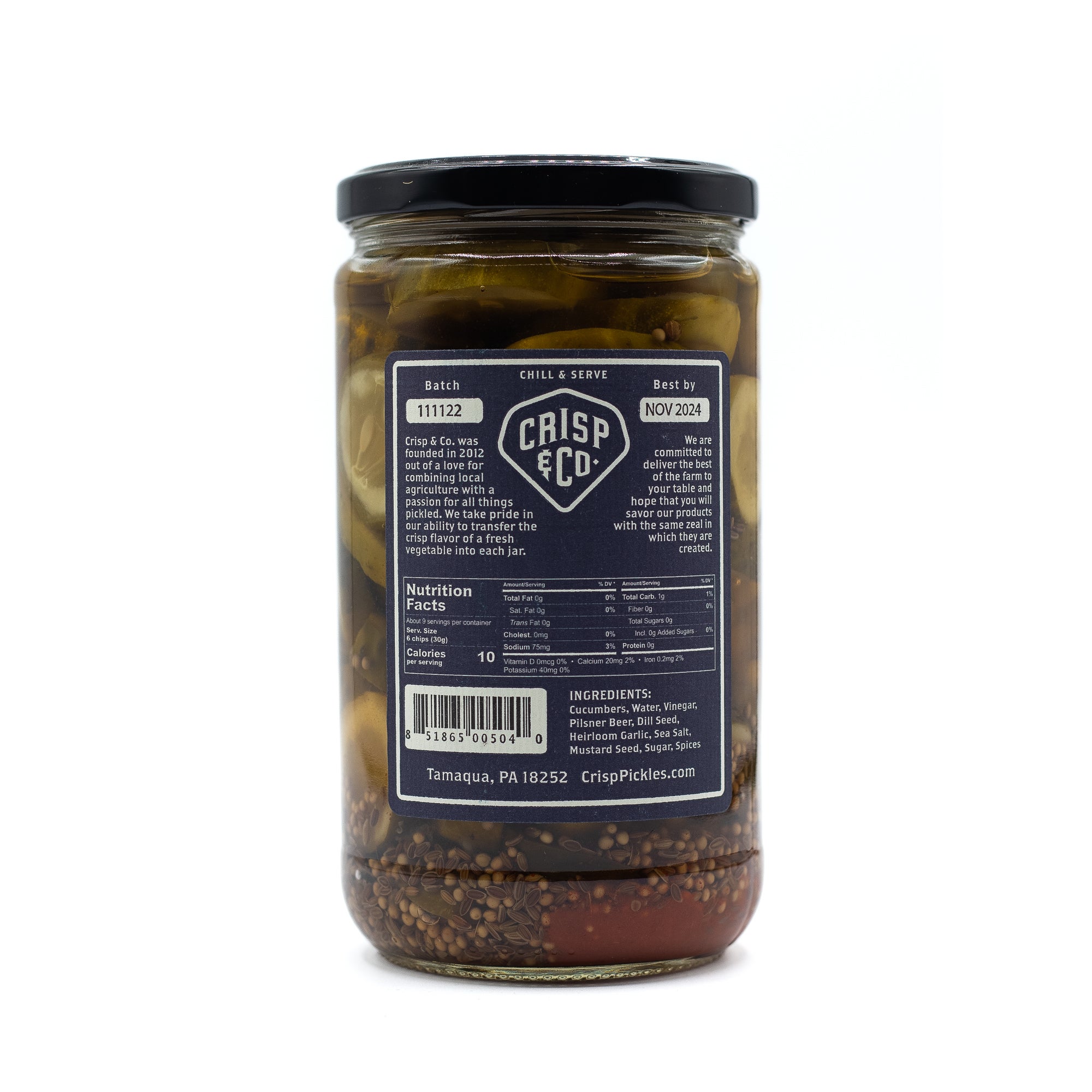 Crisp & Company Pickles Emerald Coast Olive Oil